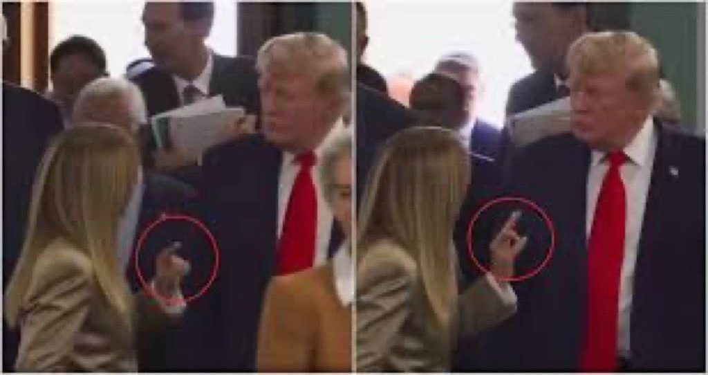 Trump Meloni dito