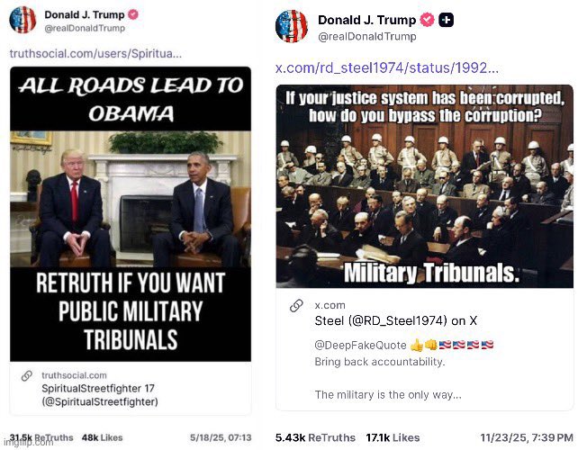 Post social Truth Trump