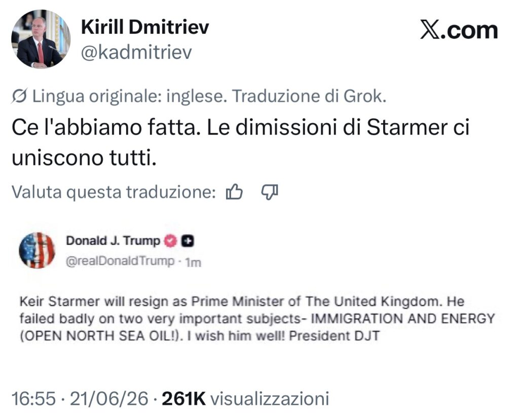 Dimissioni Starmer
