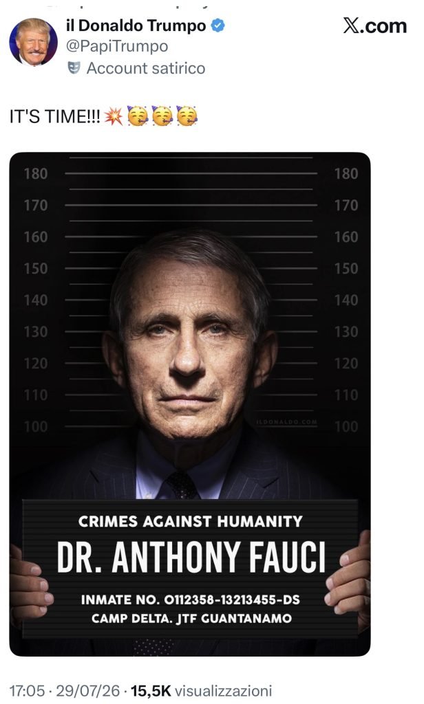 Fauci Donaldo Trumpo