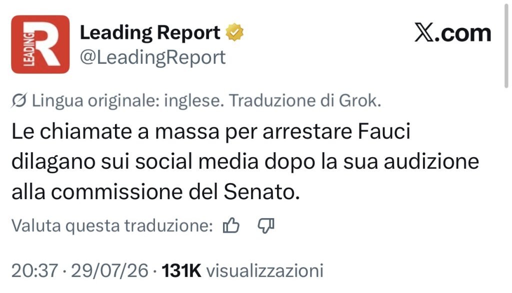 Arrest Fauci