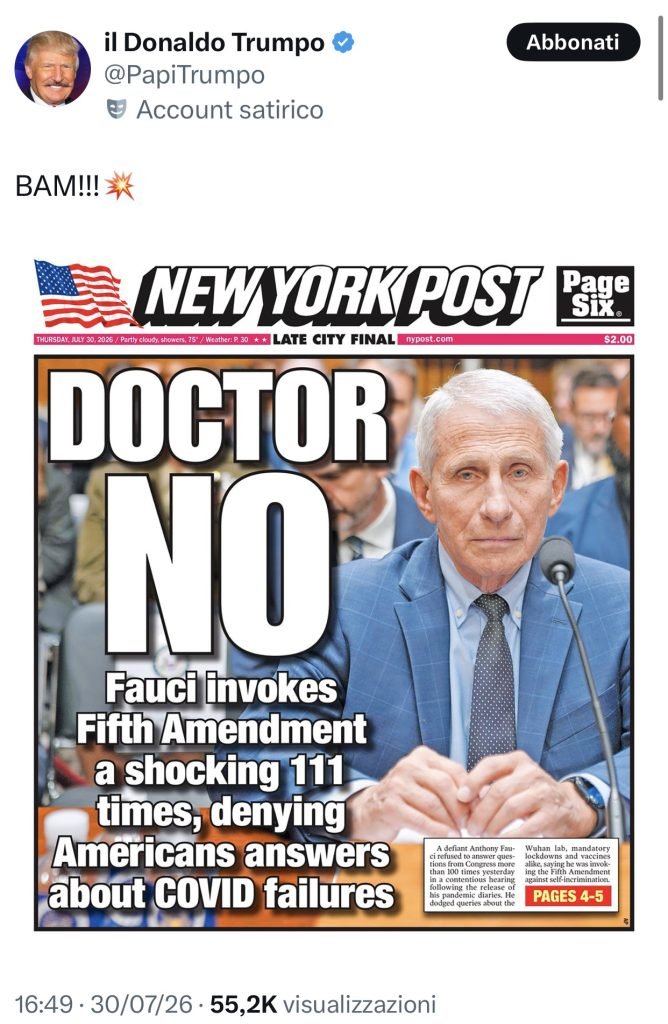 Fauci Doctor No
