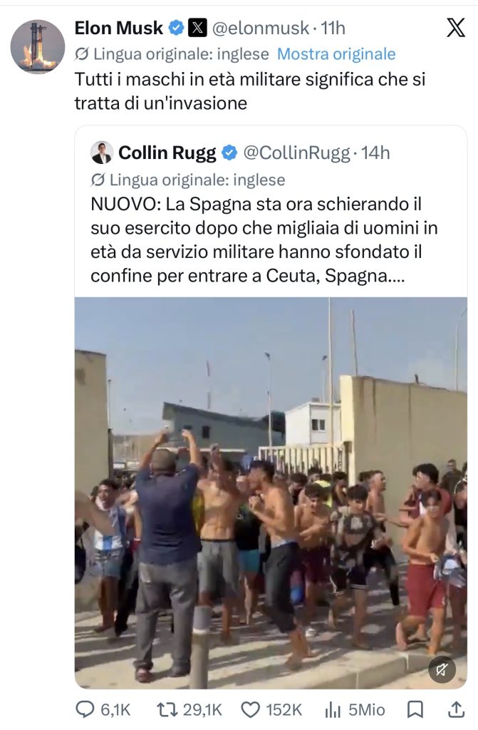 Elon Musk on Ceuta