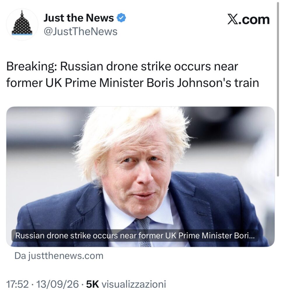 Boris Johnson Just The News