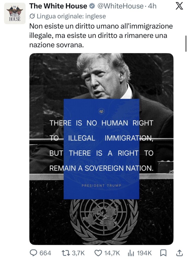 Trump White House all'ONU